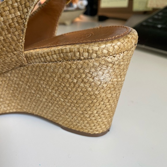 Tory Burch Wedge Sandal with Open Toe - Picture 6 of 6
